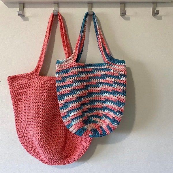 Super Basic Bag PDF Crochet Pattern (2 Sizes)