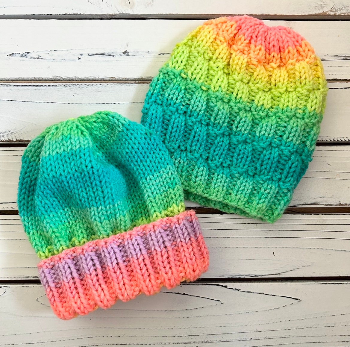 Violet's Beanies PDF Knit Pattern