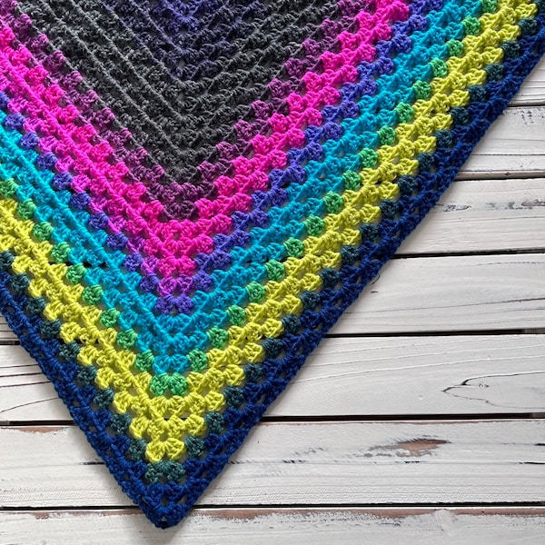 Granny Shawl PDF Crochet Pattern