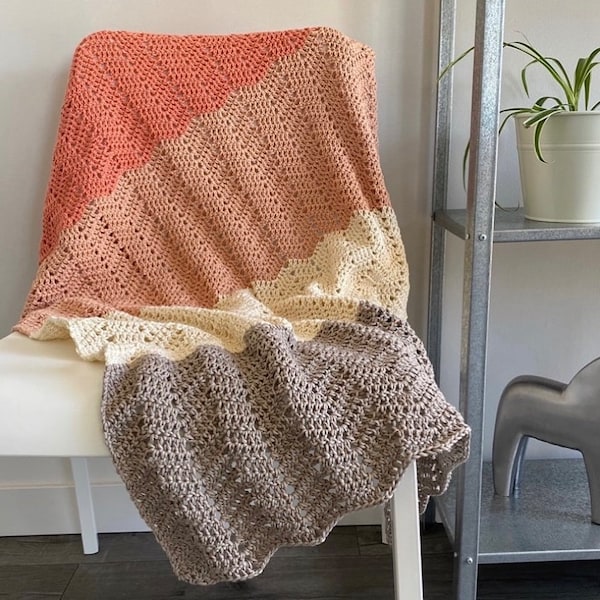 Chevron Baby Blanket PDF CROCHET PATTERN