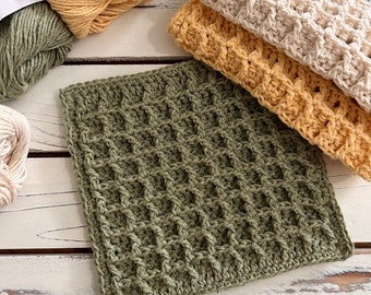 Waffle Cloth PDF Crochet Pattern
