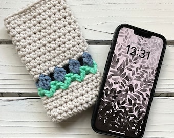 Garden Party Phone Sleeve PDF Crochet Pattern