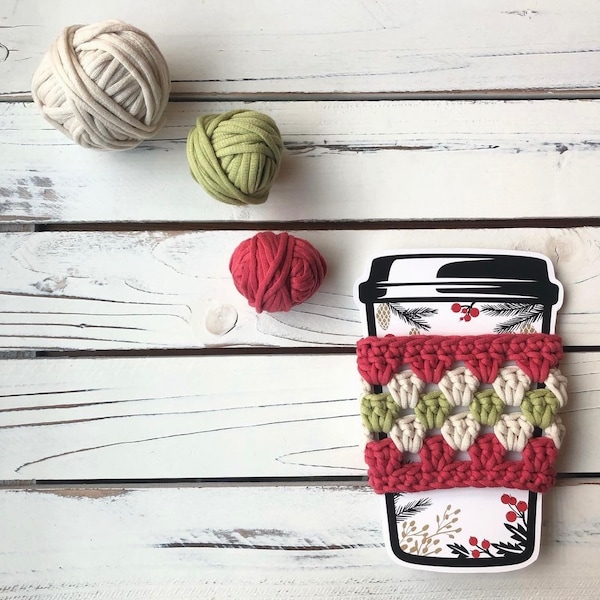 Granny's Cup Cozy PDF Crochet Pattern