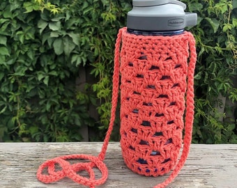 Granny's Water Bottle Bag PDF Crochet Pattern