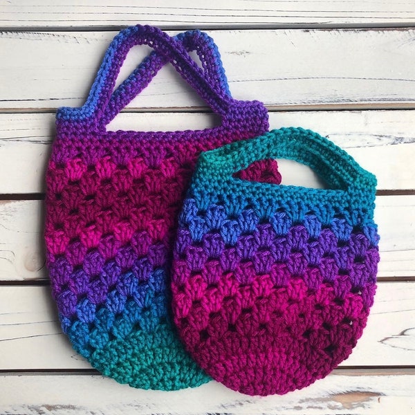 Mini Me Market Bag PDF Crochet Pattern