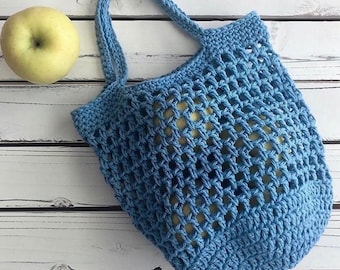 Apple Sack Produce Bag PDF Crochet Pattern