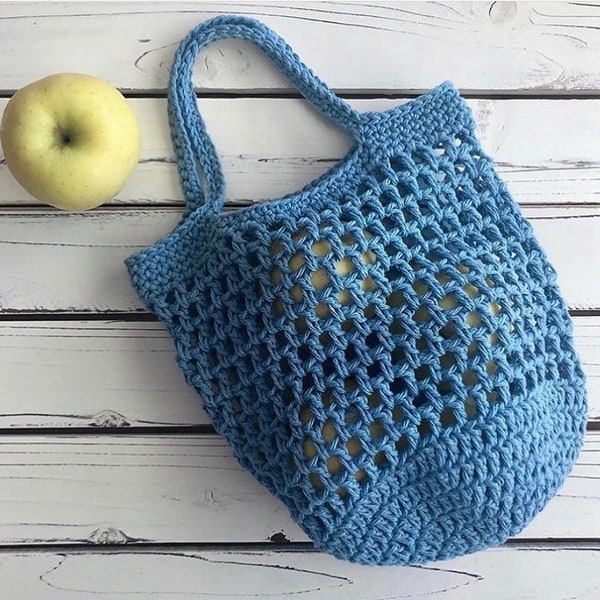 Apple Sack Produce Bag PDF Crochet Pattern