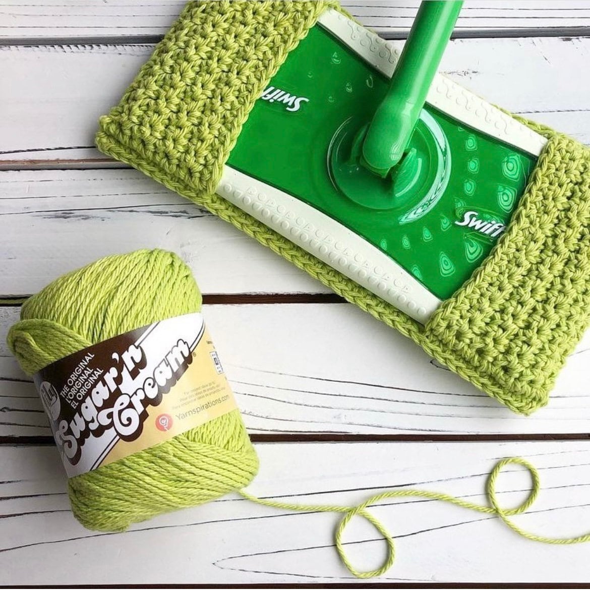 Cotton Dust Mop Cover PDF Crochet Pattern Etsy