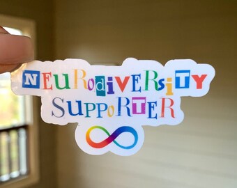 Autismus Bewusstsein Aufkleber - Poster für Neurodiversität