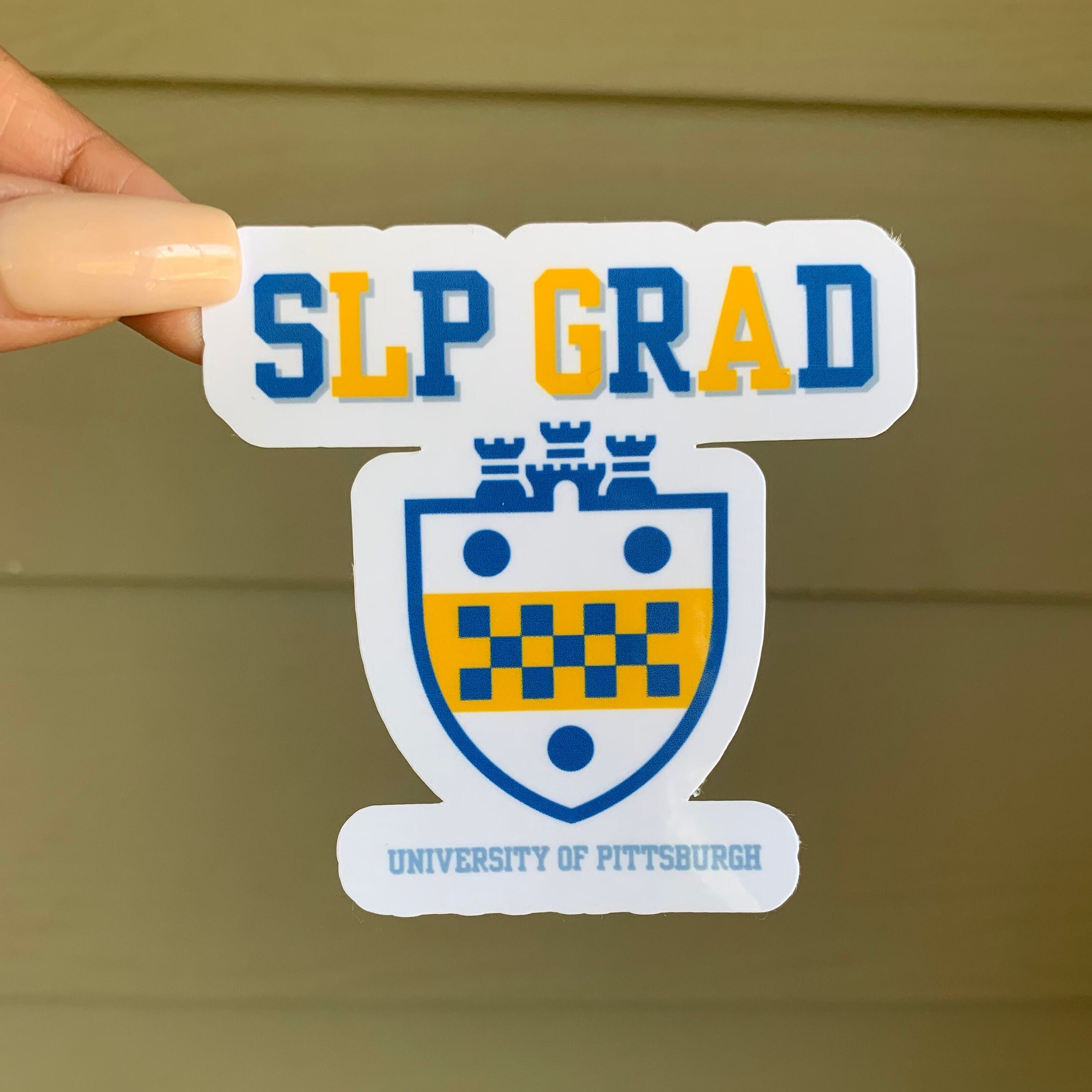 Custom SLP/OT/PT University Logo Sticker College-themed Sticker for ...