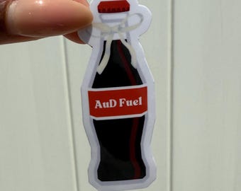 Audiology Fuel Sticker: AuD Glossy Laptop Decal