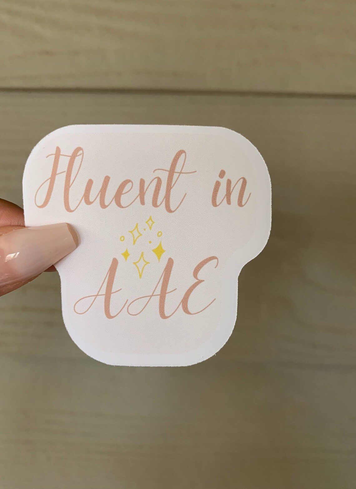 Fluent in AAE Speech Therapy Sticker: Glossy Vinyl SLP Gift - Etsy