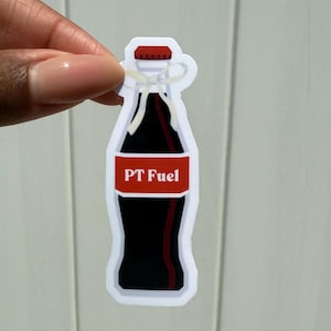 Sticker fysiotherapie frisdrank: PT/PTA-laptopsticker