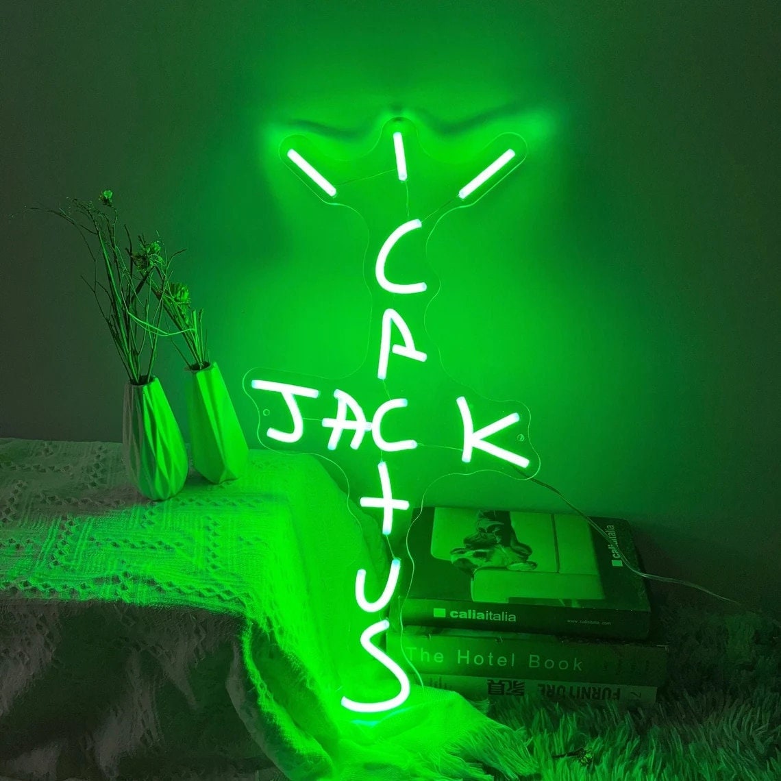 cactus jack neon sign stockx