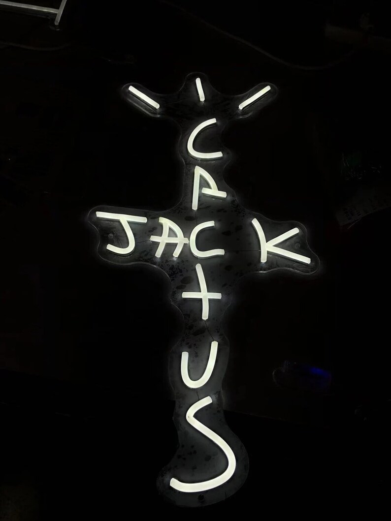 cactus jack neon sign stockx