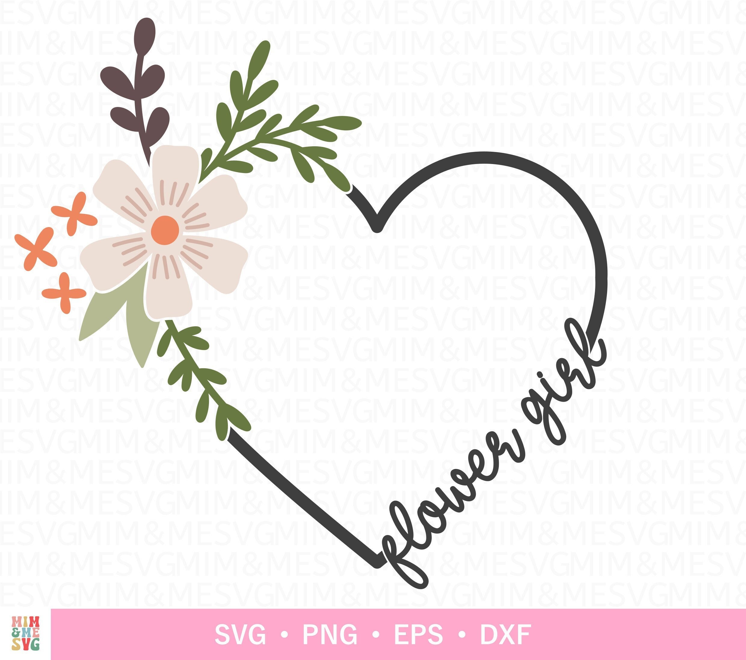 Flower Girl Svg Flower Girl Gift Svg Bridal Party Svg Etsy