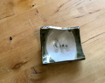 Ceramic Jewelry Dish, Hand Made