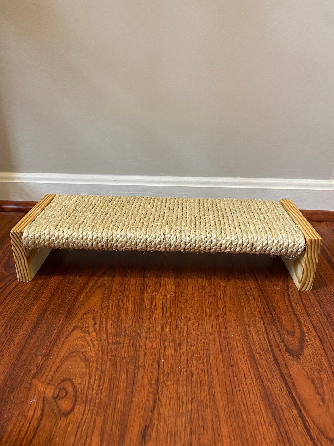Cat Scratching Post Modern Wood Cat Scratching Post Floor Etsy