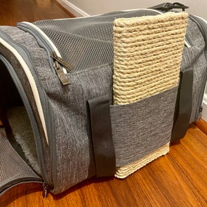 Travel Size Cat Scratcher, Small Floor Cat Scratching Post, Quality Sisal Cat Scratcher, Best Rope Cat Scratcher, Cat Scratch Modern