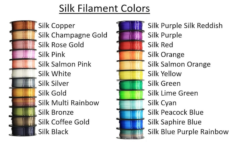 Available silk (shiny) colors for your custom Stanley cup.