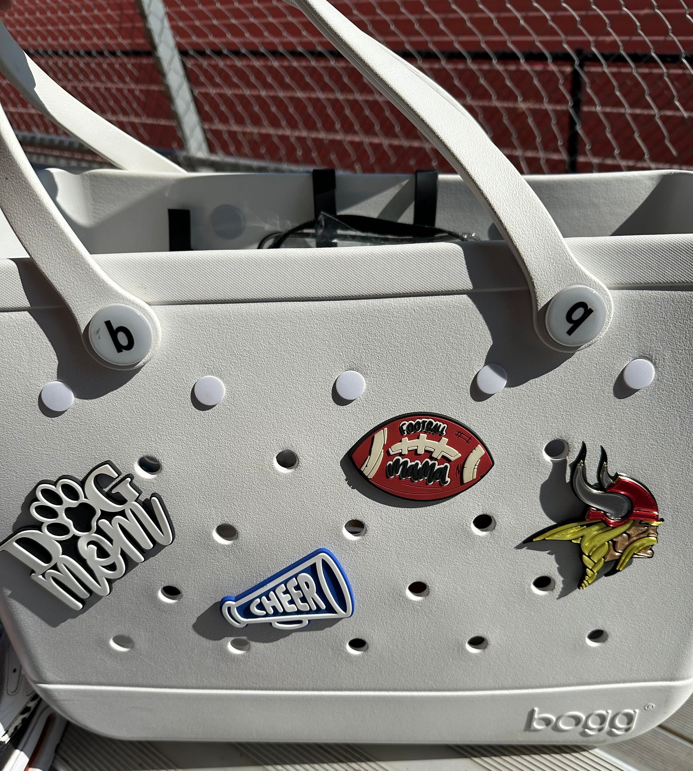 Custom Bogg Bag Charms, Bogg Bag Bits, Vikings Charm, School