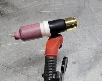 Punta trasera corta para soldadura TIG de calibre .50 BMG, accesorios de soldadura, herramientas para soldadura TIG, suministros de soldadura, equipo para soldadura TIG, regalo para soldadores