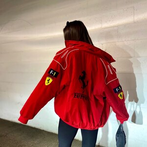 Ferrari Vintage Racing Jacket Rare F1 Street Wear Bomber - Etsy