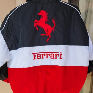 Vintage Ferrari Racing Jacket Rare F1 Team Streetwear Bomber - Etsy