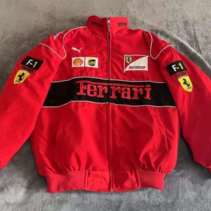 Ferrari Vintage Racing Jacket Rare F1 Street Wear Bomber - Etsy