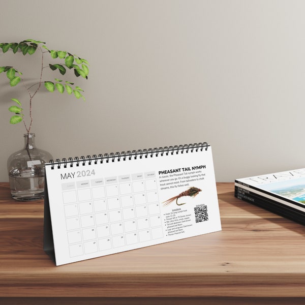 2024 Calendar Fishing Etsy