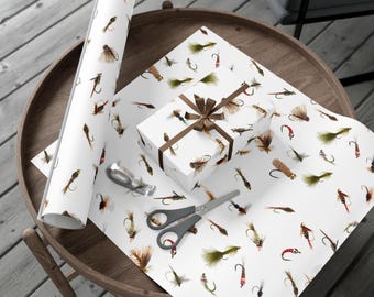 Fly Fishing Wrapping Paper