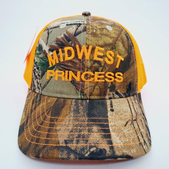Midwest Princess Chappell Roan Camo Orange Embroidered Trucker Hat Trendy Singer Chappell Roan Cap - Etsy main image 4