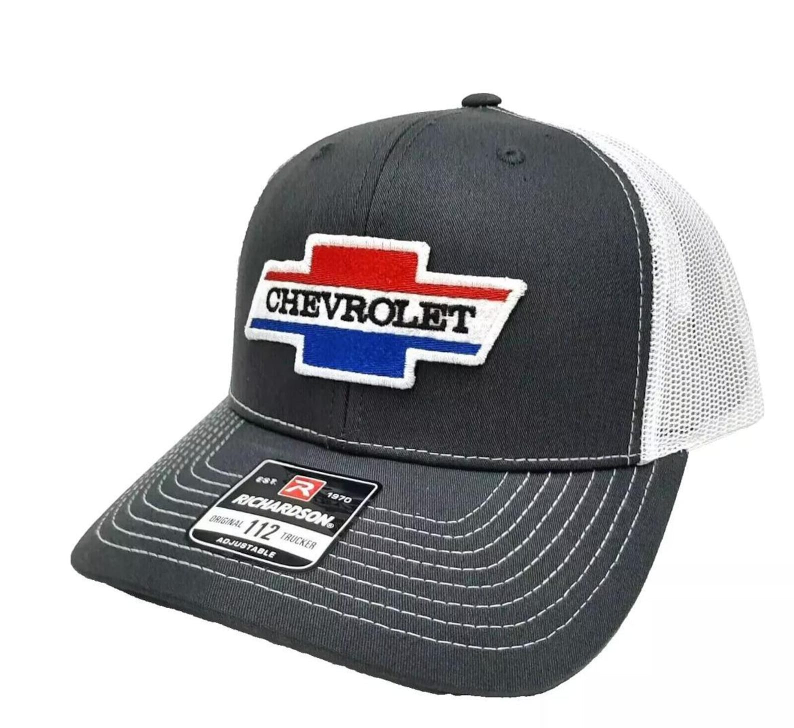 Richardson 112 Trucker Chevy Chevrolet Patch Cap Mesh Snapback Gray - Etsy