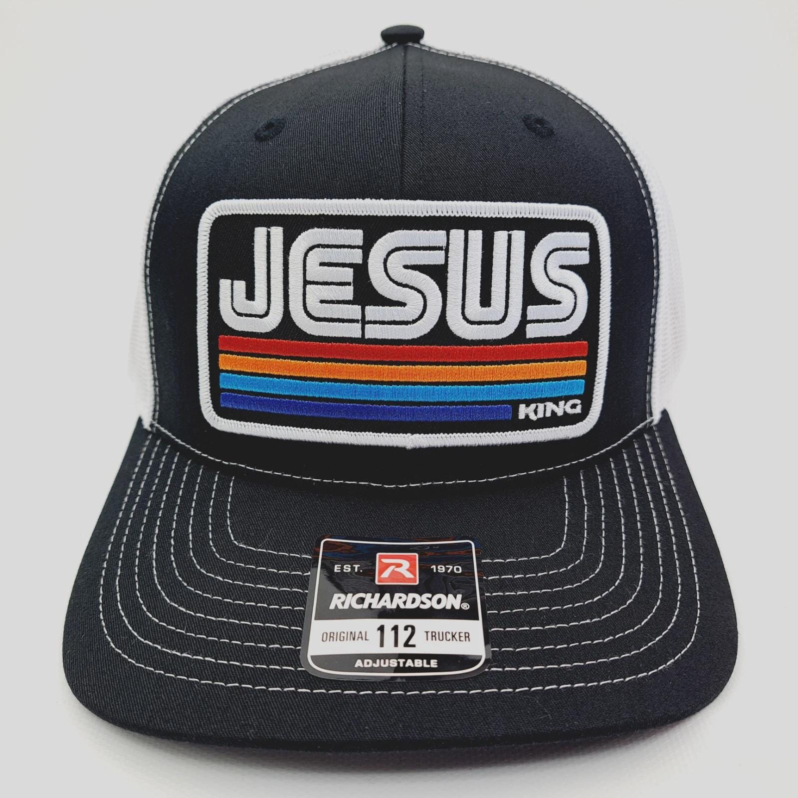 Jesus Christ King Richardson 112 Trucker Cap Hat Mesh 