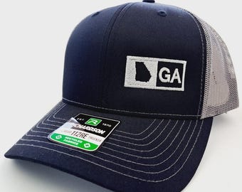 Georgia State Richardson 112 Trucker Cap Hat Mesh Snapback  display picture 3