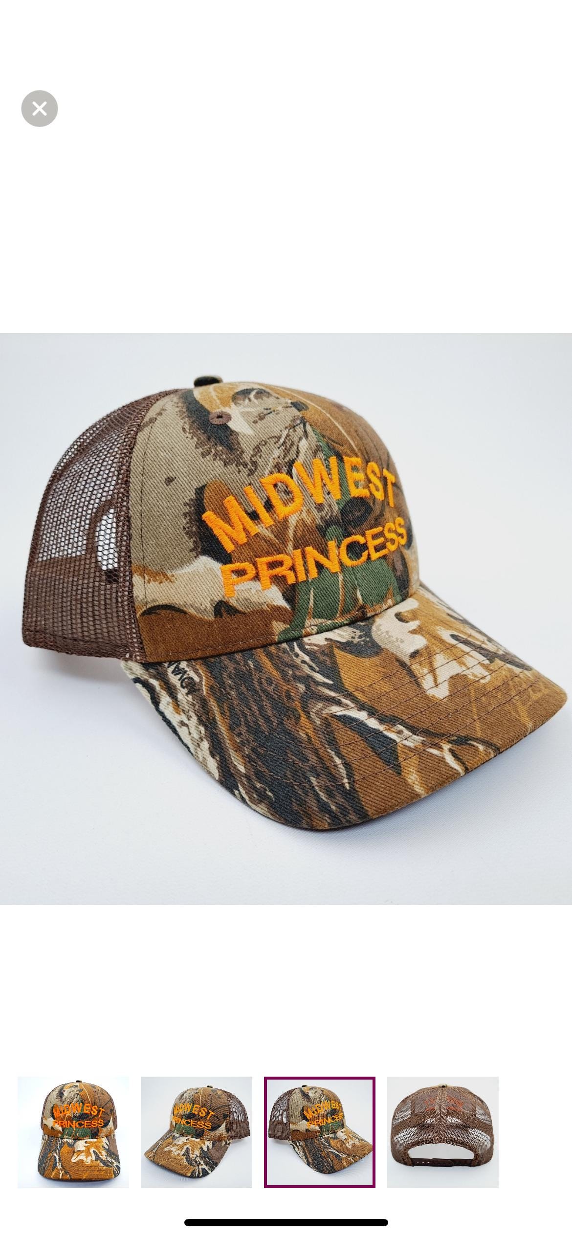 Chappell Roan Midwest Princess Hat Cap Mesh Trucker 