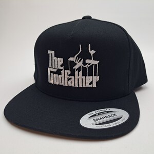 The Godfather Flat Bill Trucker Full Coverage Snapback Black