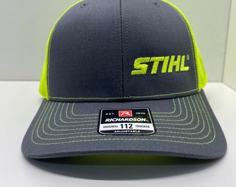 Richardson 112 Stihl Mesh Snapback Embroidered Hat Cap