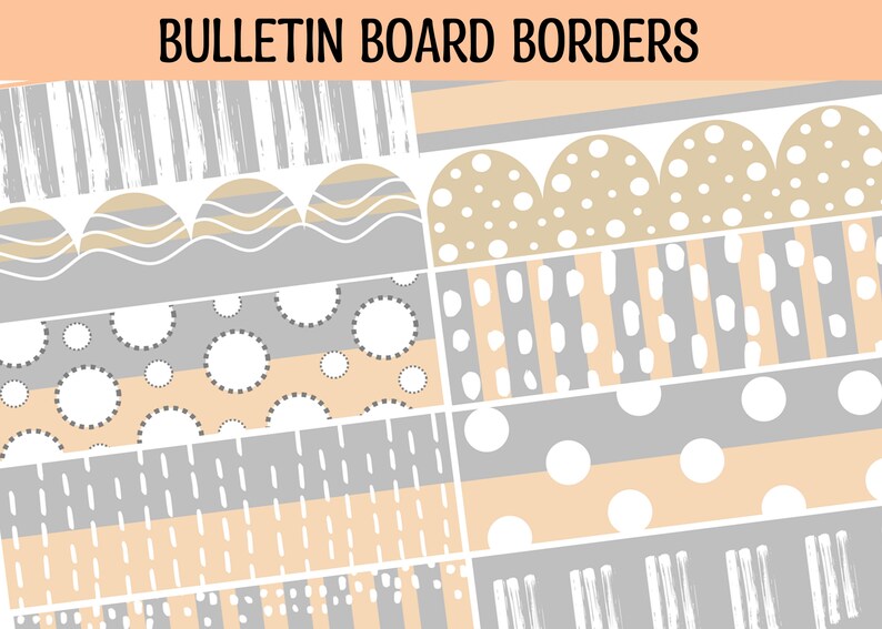 Classroom Borders, Bulletin Board Borders, Back to School Borders