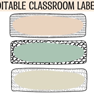Druckbare Namensschilder für Studenten, Kunst-Klassenzimmer-Etiketten, Etiketten für Boho-Klassenzimmerzubehör, Wannenetiketten, Namensetiketten mit Tintenmuster, abstrakte Namensschilder