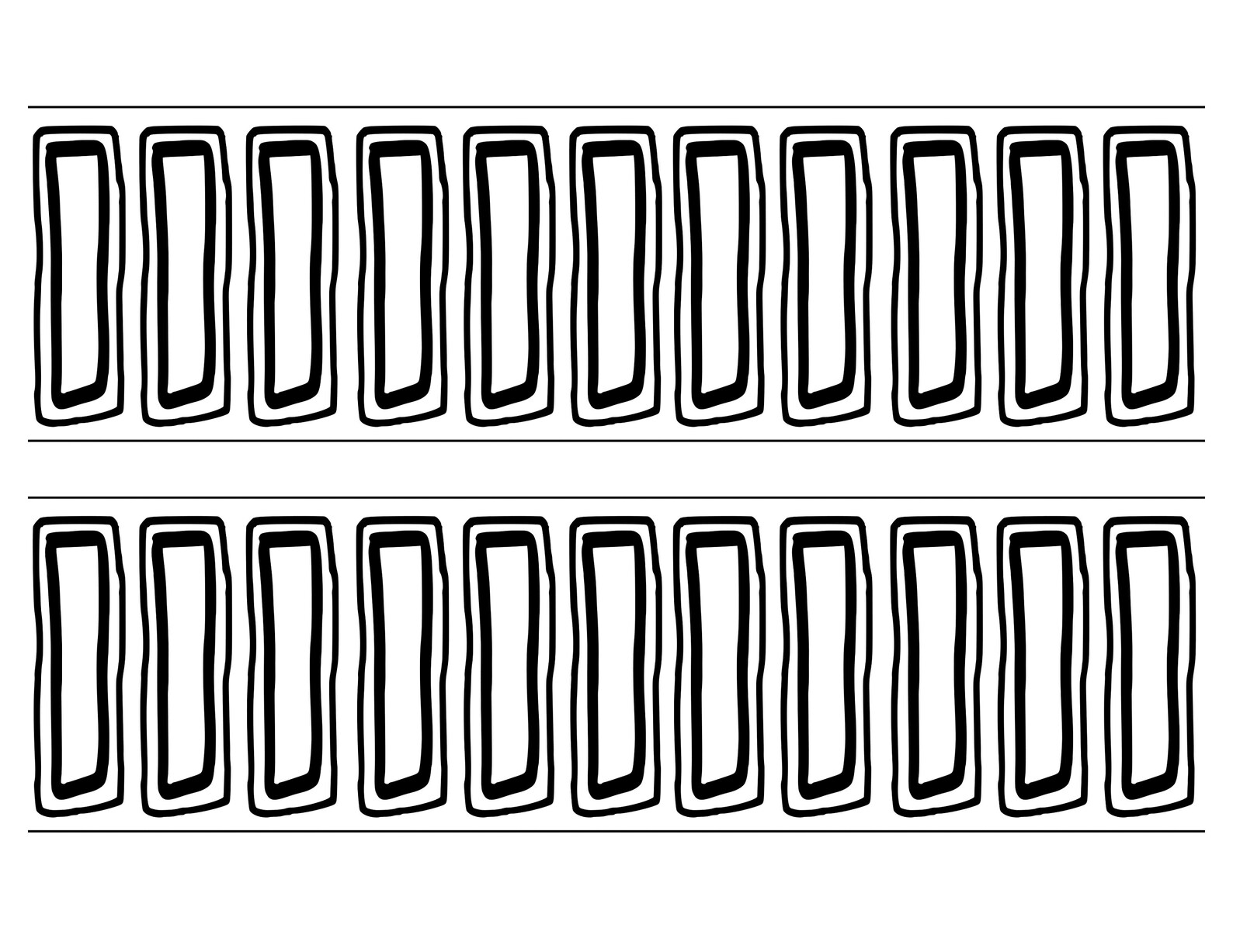 Black and White Bulletin Board Borders, Botanical Classroom Borders, School Board Borders