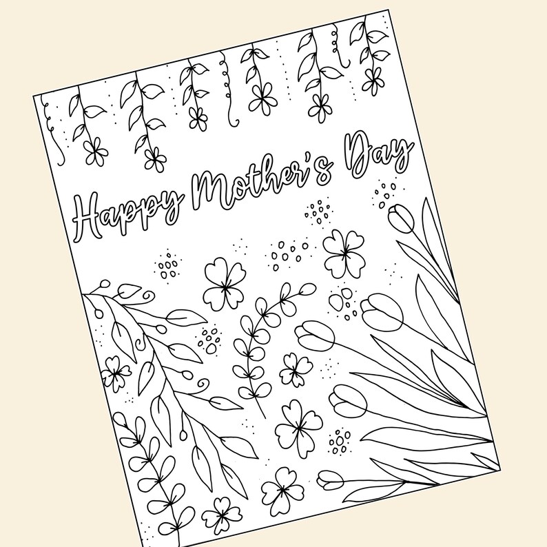 Printable Mother's Day Coloring Pages, Mother's Day Coloring Worksheets ...