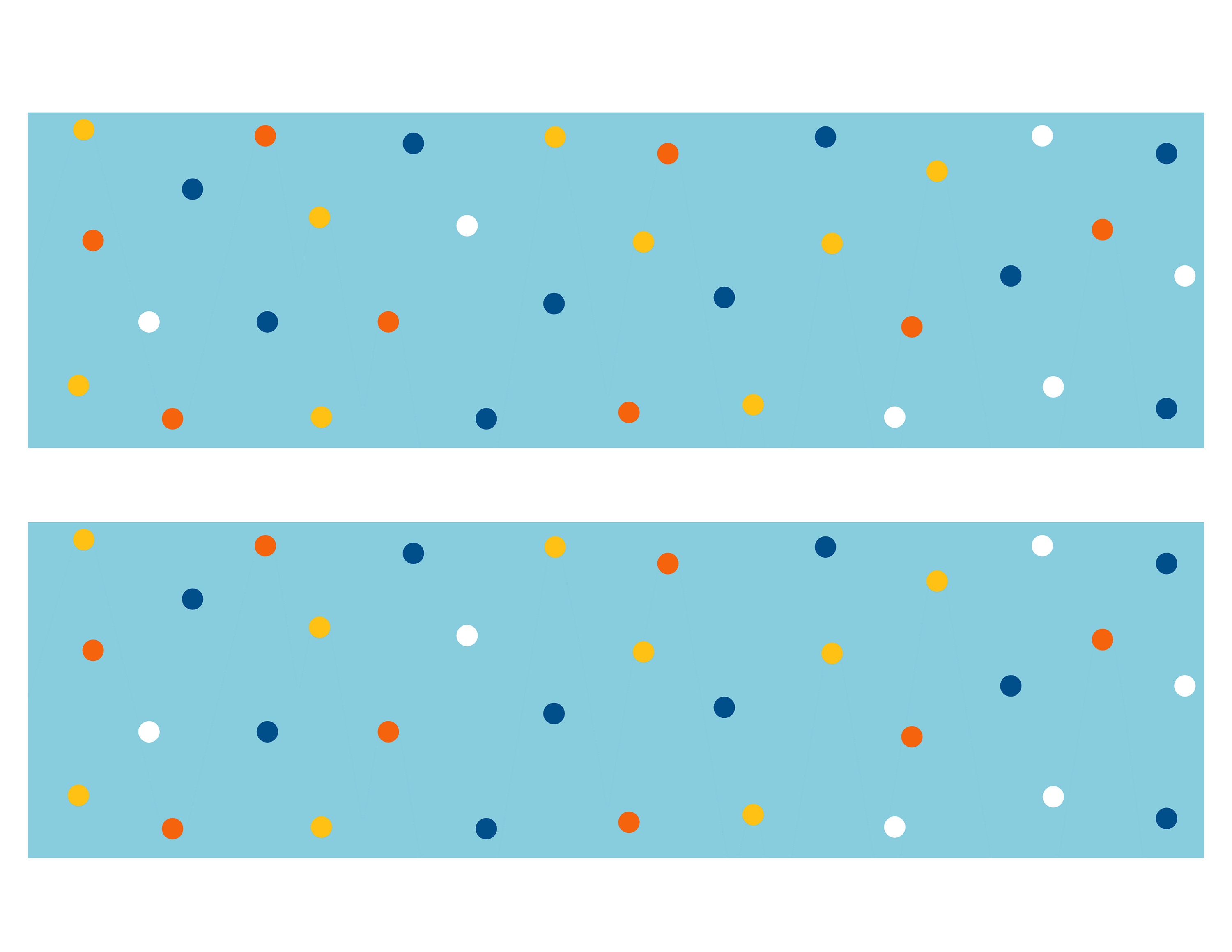 Rainbow Bulletin Board Borders Bright Classroom Borders Boho Etsy