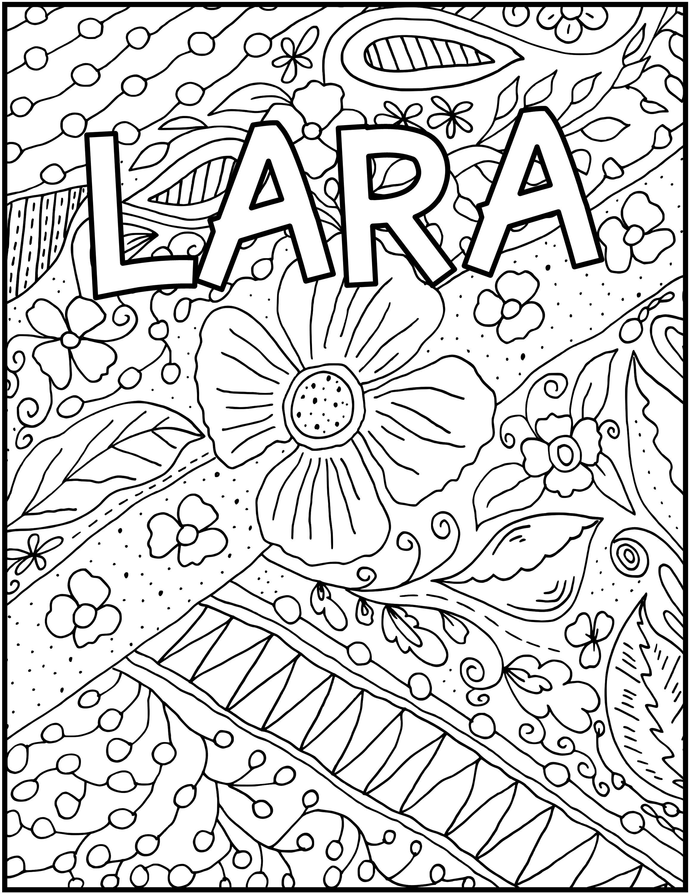 Custom Name Coloring Pages: Personalized Kids Activity (PDF & PPTX ...