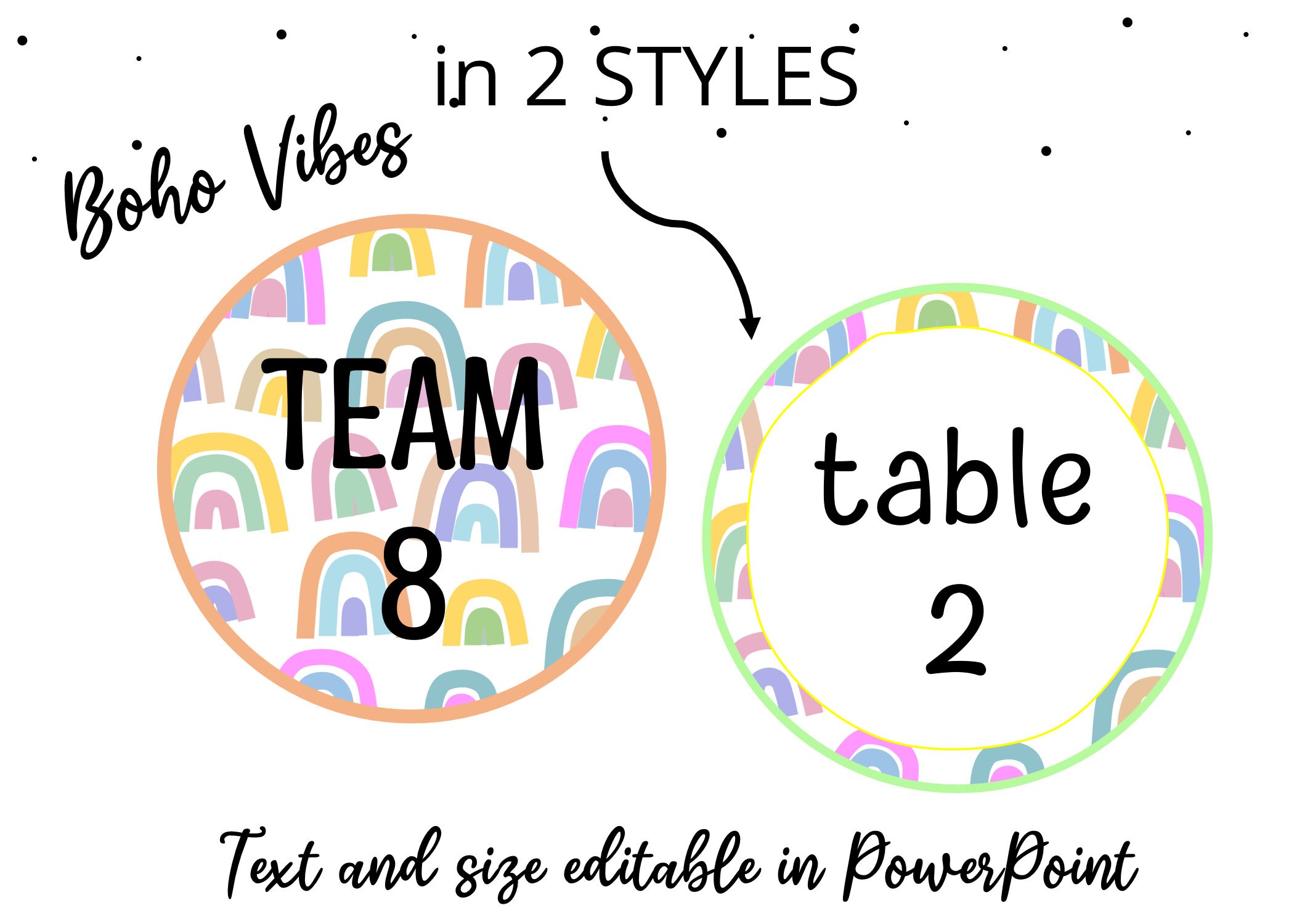 Classroom Table Numbers Printable Table Numbers Round Etsy Canada
