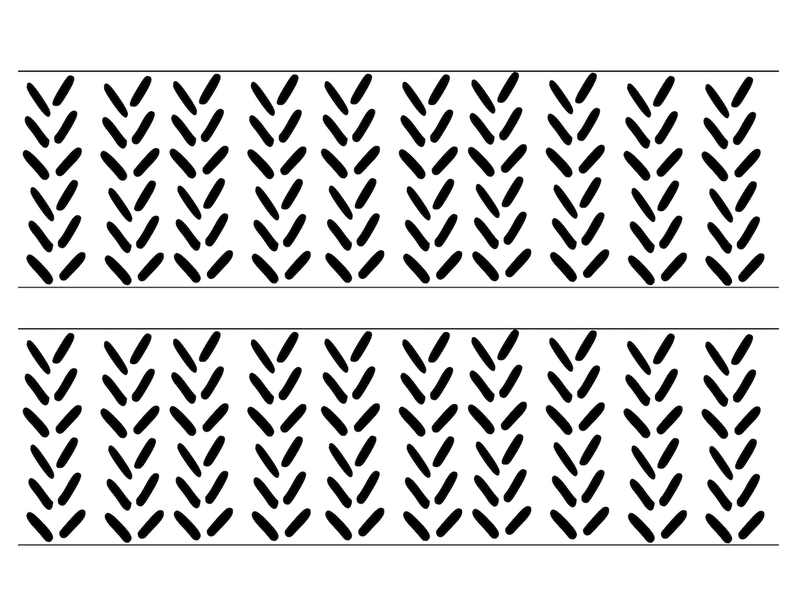 Minimalist Bulletin Board Borders, Classroom Border, Printable Wall