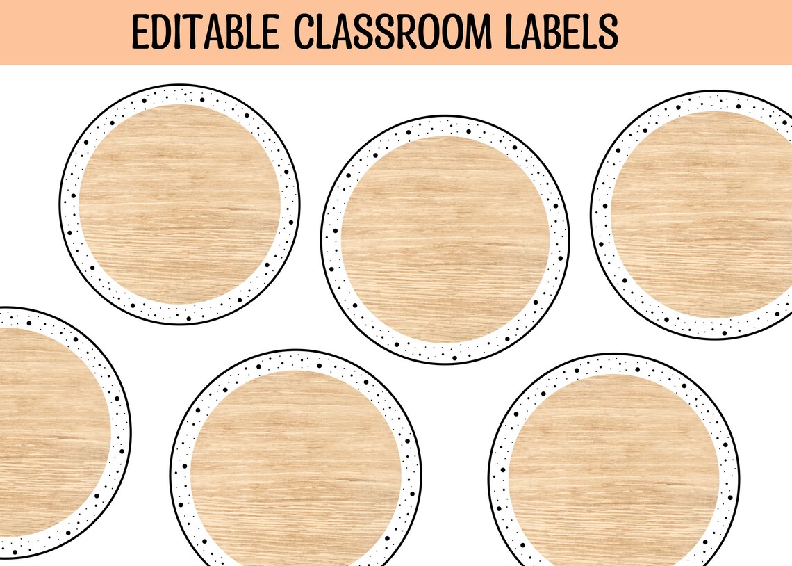 Classroom Table Numbers, Printable Table Numbers,round Table Numbers
