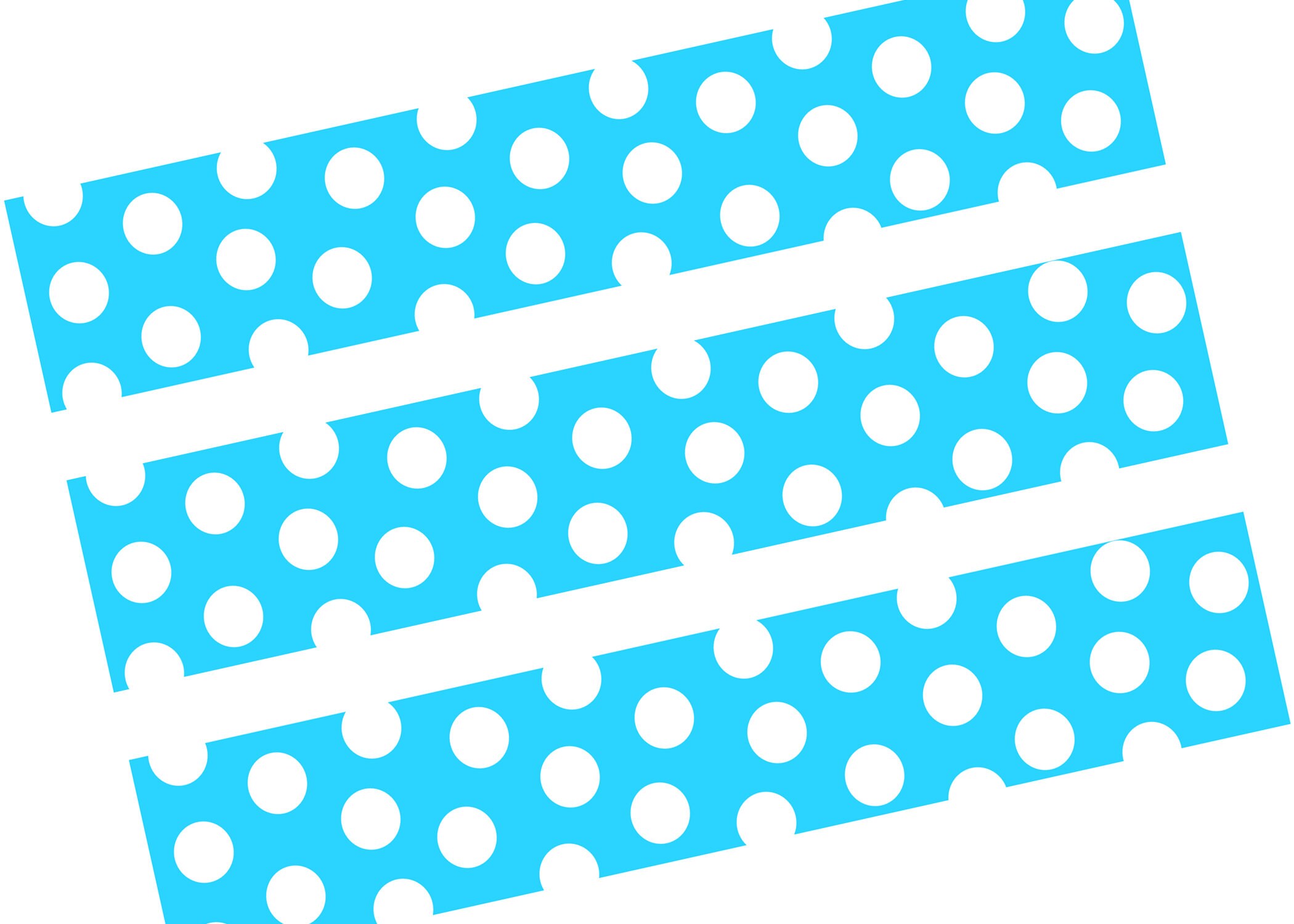 Polka Dots Bright Colors Bulletin Board Borders, Printable Classroom