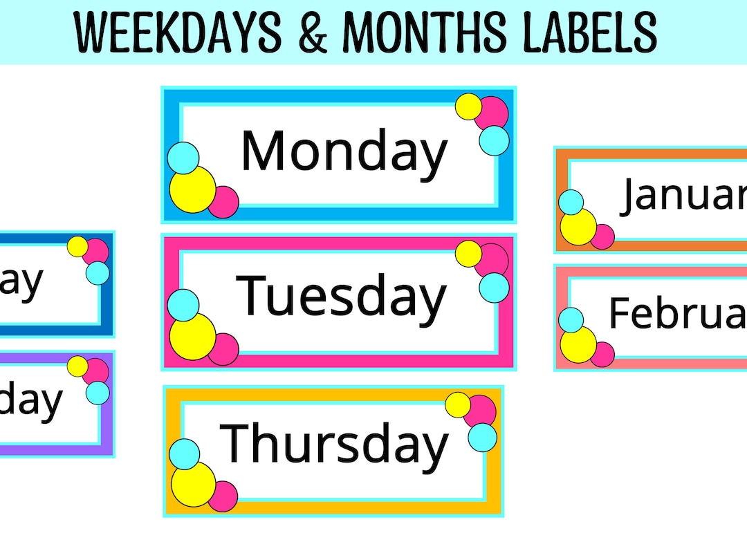 days-of-the-week-and-months-of-the-year-labels-weekdays-and-months