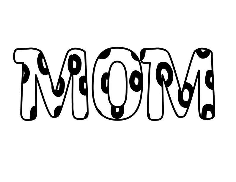 Mom Coloring Pages, Editable Mom Coloring Worksheets for Kid, Coloring